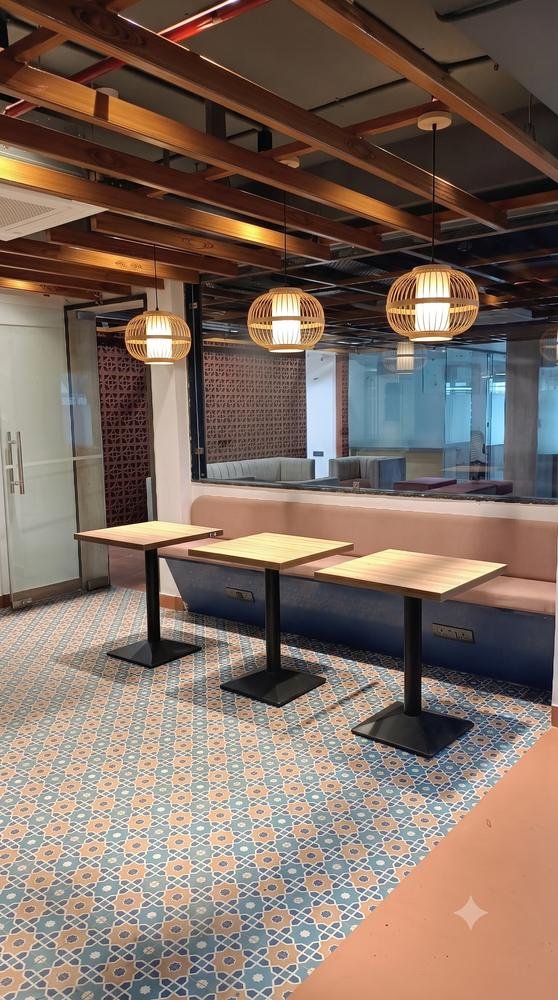 Café and community deck at VHV Worknest